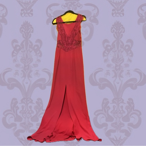 BCBG/MAXAZRIA SLIP DRESS IN TURKISH ROSE - Picture 4 of 7